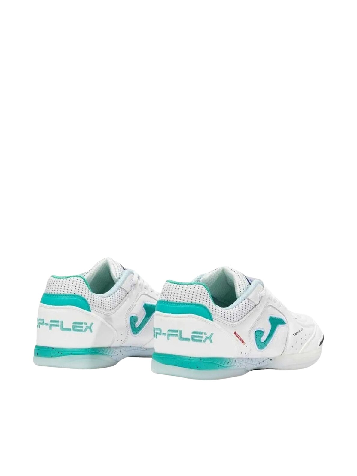 Joma Top Flex 2502 Vidiniai futbolo bateliai balti ir turkio spalvos TOPW2502IN 2