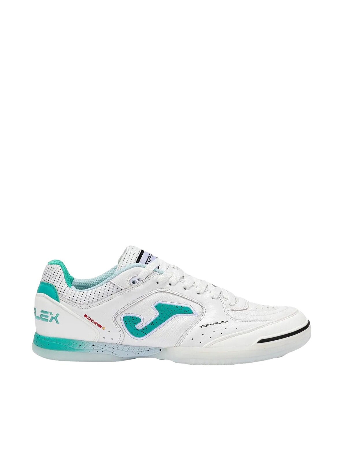 Joma Top Flex 2502 Vidiniai futbolo bateliai balti ir turkio spalvos TOPW2502IN Joma Top Flex 2502 Vidiniai futbolo bateliai balti ir turkio spalvos TOPW2502IN