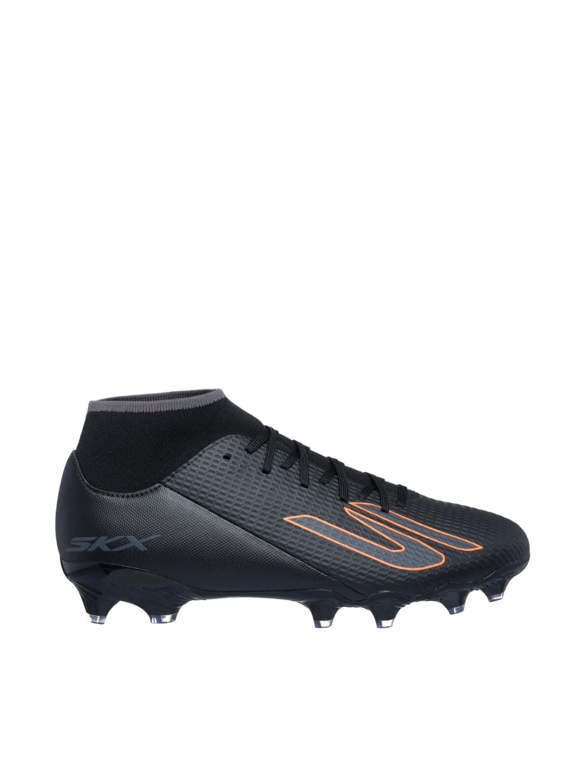 Skechers Gold FG SKX_2 futbolo bateliai juodos ir oranžinės spalvos 252118 BKOR Skechers Gold FG SKX_2 futbolo bateliai juodos ir oranžinės spalvos 252118 BKOR