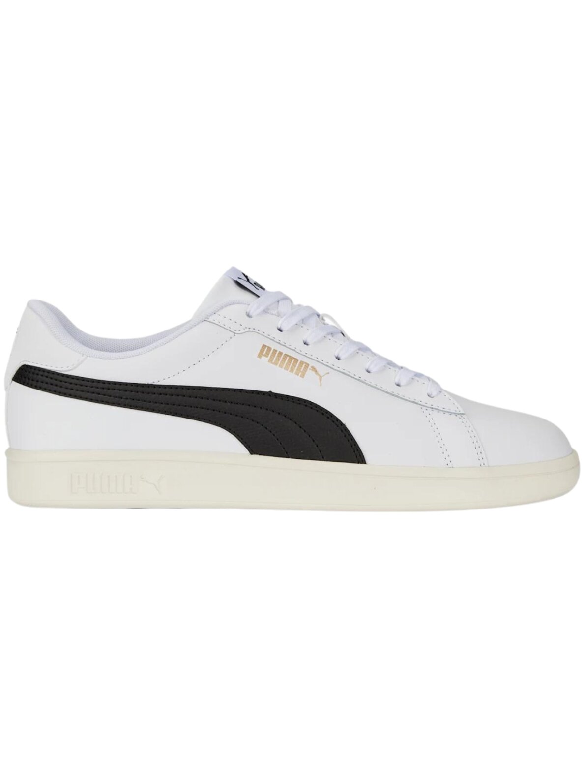 Puma Smash 3.0 L batai balti ir juodi 390987 03 Puma Smash 3.0 L batai balti ir juodi 390987 03