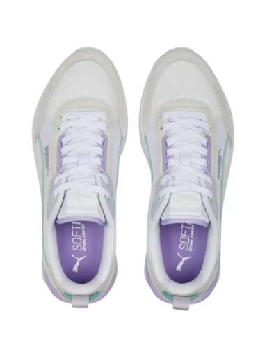 Puma R22 moteriški batai smėlio spalvos-violetinė-balta 383462 25
