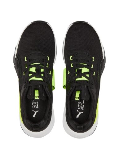 Puma Zora Puma moteriški batai juodos ir žalios spalvos 386274 04