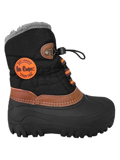 Lee Cooper vaikiški batai juodos ir rudos spalvos LCJ-21-44-0524K