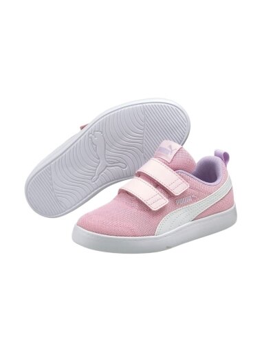 Puma Courtflex v2 tinkliniai vaikiški batai, rožiniai 371758 08
