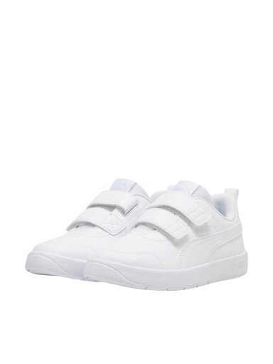 Puma Courtflex V3 V PS balti batai vaikams 397642 02
