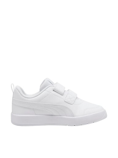 Puma Courtflex V3 V PS balti batai vaikams 397642 02
