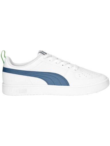 Puma Rickie Jr vaikiški batai balti ir mėlyni 384311 14