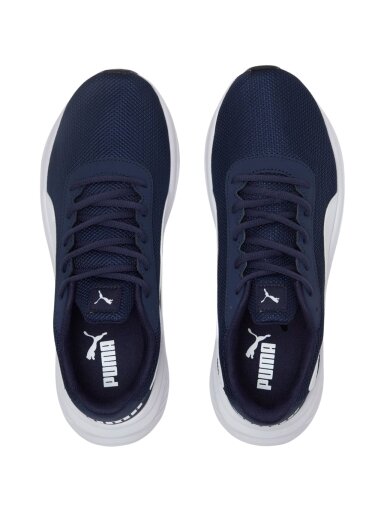 Puma Night Runner V2 vyriški bėgimo bateliai tamsiai mėlyni ir balti 379257 03