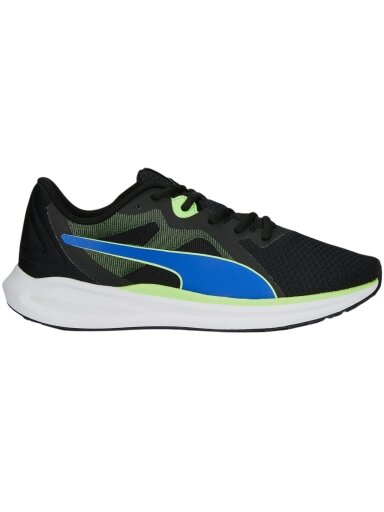 Puma Twitch Runner vyriški batai juodos ir mėlynos spalvos 377981 03