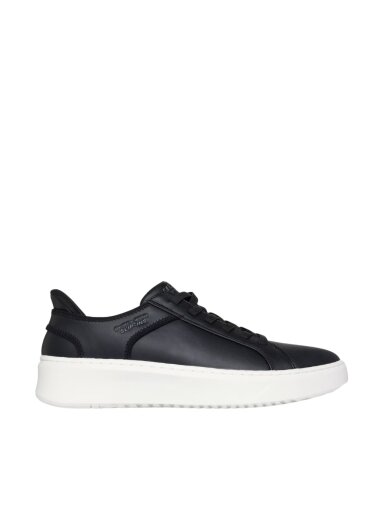 Skechers vyriški laisvalaikio bateliai Court Break Double Vented, juodi, 183177 BLK