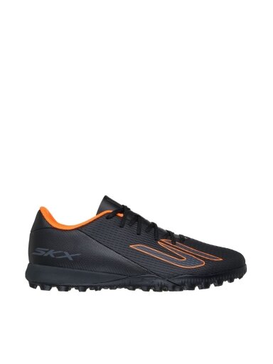 Skechers Gold TF SKX_2 futbolo bateliai juodi ir oranžiniai 252124 BKOR