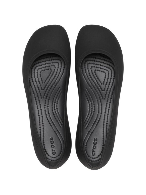 Crocs Brooklyn Flat moteriški batai juodi 209384 001 1 Crocs Brooklyn Flat moteriški batai juodi 209384 001 1