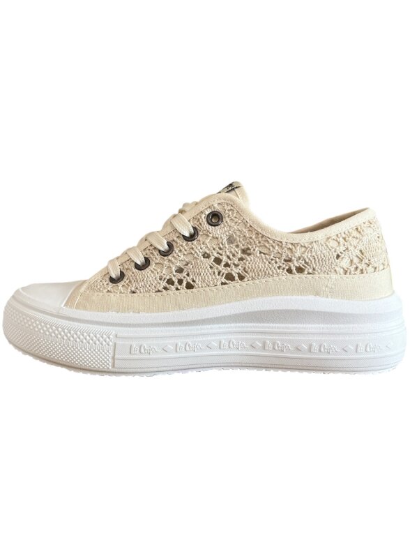 Lee Cooper moteriški batai, smėlio spalvos LCW-23-44-1620LA 2