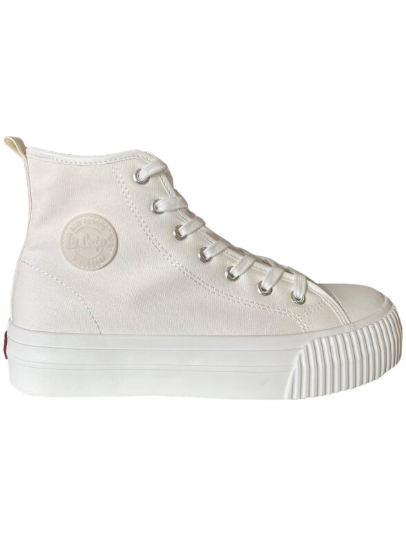 Lee Cooper moteriški batai balti LCW-24-02-2132LA Lee Cooper moteriški batai balti LCW-24-02-2132LA