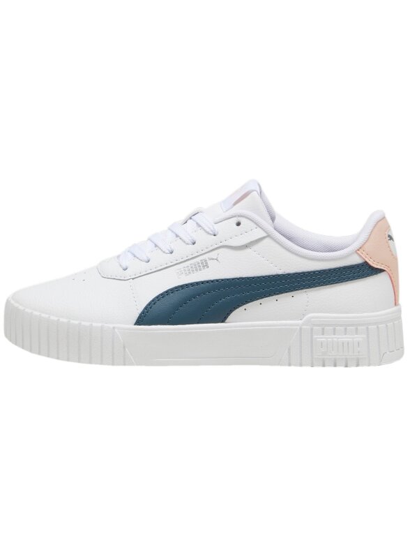 Puma Carina 2.0 moteriški batai balti ir mėlyni 385849 31 4 Puma Carina 2.0 moteriški batai balti ir mėlyni 385849 31 4