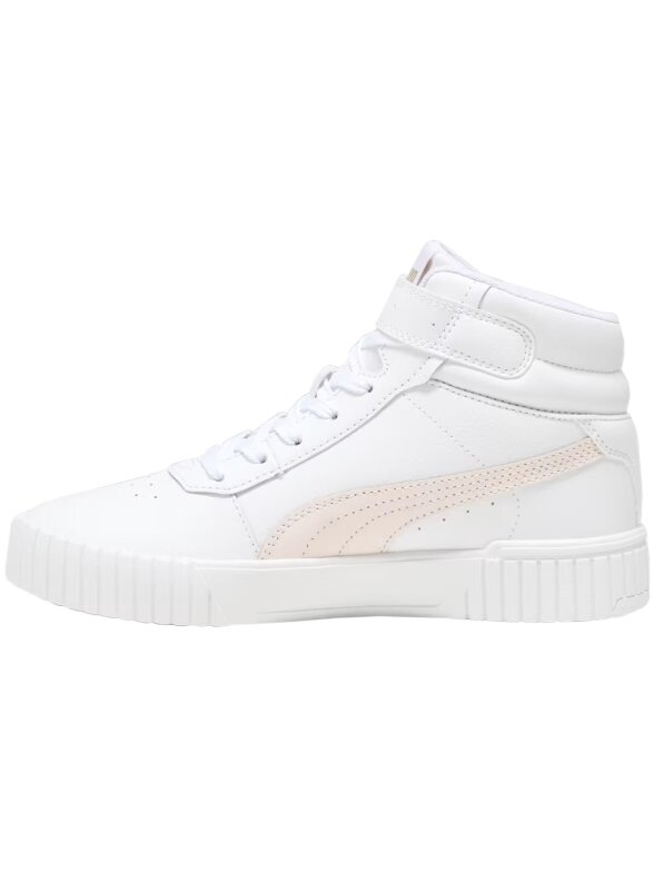 Puma Carina 2.0 Vidutiniai moteriški batai balti 385851 07 2 Puma Carina 2.0 Vidutiniai moteriški batai balti 385851 07 2