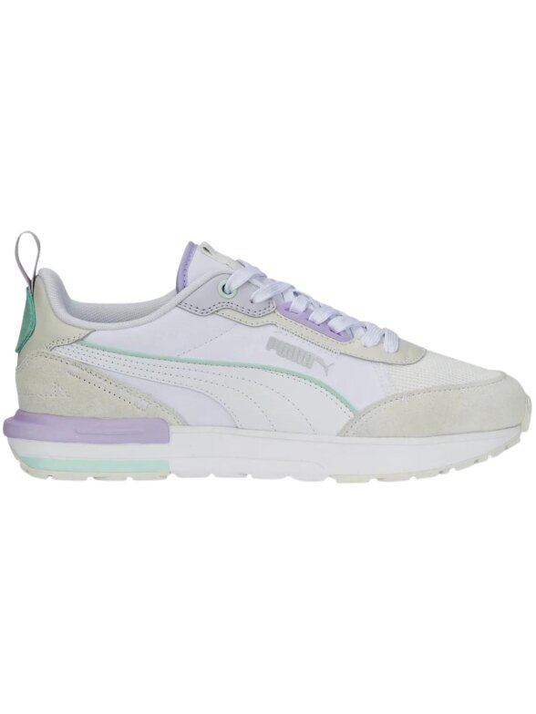 Puma R22 moteriški batai smėlio spalvos-violetinė-balta 383462 25 Puma R22 moteriški batai smėlio spalvos-violetinė-balta 383462 25