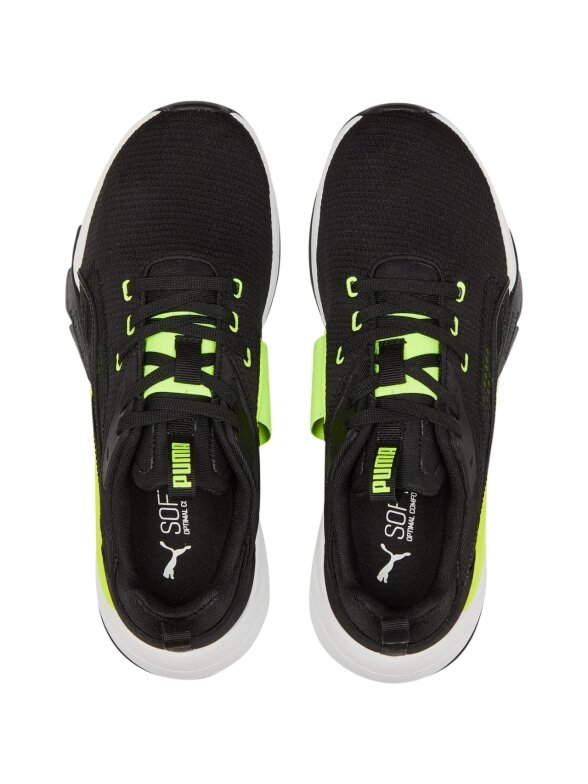 Puma Zora Puma moteriški batai juodos ir žalios spalvos 386274 04 1 Puma Zora Puma moteriški batai juodos ir žalios spalvos 386274 04 1