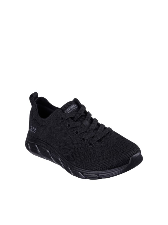 Skechers Bobs Bflex moteriški batai juodi 117591 BBK 1 Skechers Bobs Bflex moteriški batai juodi 117591 BBK 1