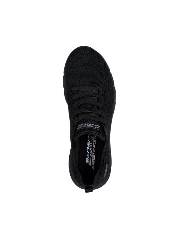Skechers Bobs Bflex moteriški batai juodi 117591 BBK 2 Skechers Bobs Bflex moteriški batai juodi 117591 BBK 2