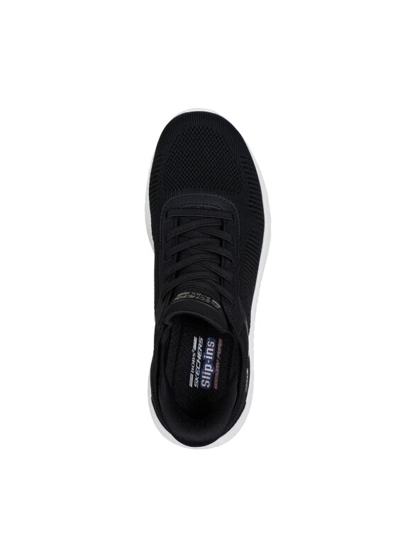 Skechers Bobs Squad moteriški batai juodi 117497 BLK 2 Skechers Bobs Squad moteriški batai juodi 117497 BLK 2
