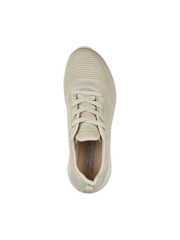 Skechers Bobs Squad moteriški batai – Tought Talk smėlio spalvos 32504 NAT 2 Skechers Bobs Squad moteriški batai – Tought Talk smėlio spalvos 32504 NAT 2