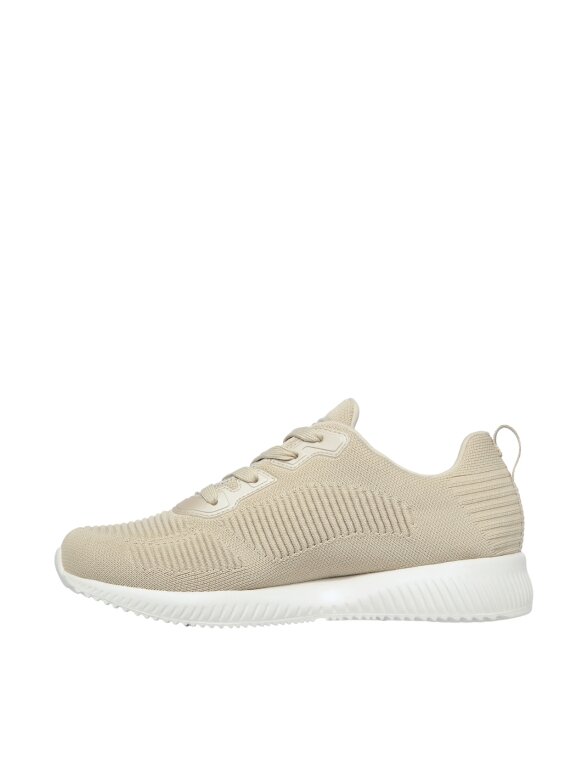 Skechers Bobs Squad moteriški batai – Tought Talk smėlio spalvos 32504 NAT 3