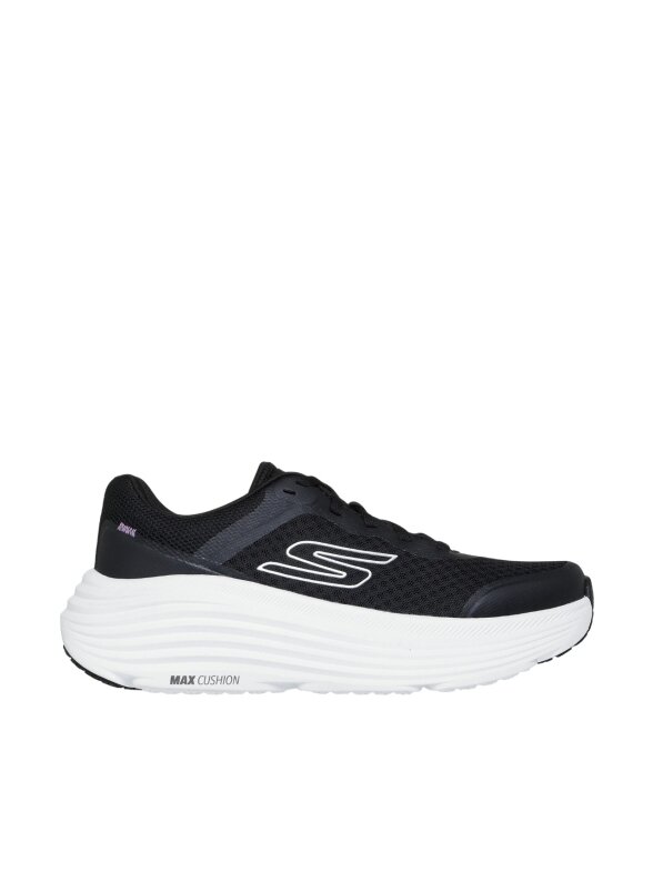 Skechers Max Cushing moteriški batai juodi 129470 BKW Skechers Max Cushing moteriški batai juodi 129470 BKW