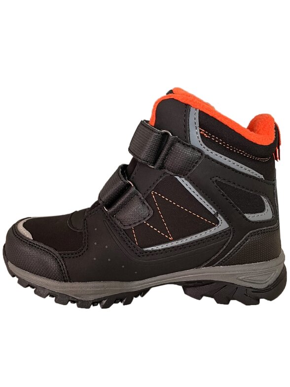 Lee Cooper vaikiški batai juodos ir oranžinės spalvos LCJ-23-01-2060K 2
