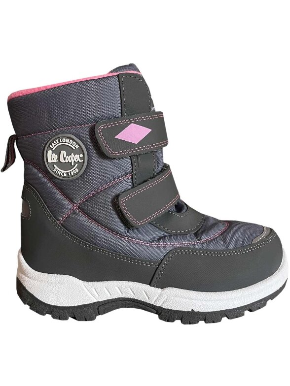 Lee Cooper vaikiški batai pilki LCJ-23-44-1993K