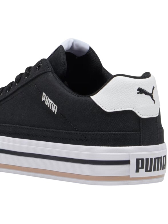 Puma Court Classic vaikiški batai, juodi 395020 03 1 Puma Court Classic vaikiški batai, juodi 395020 03 1