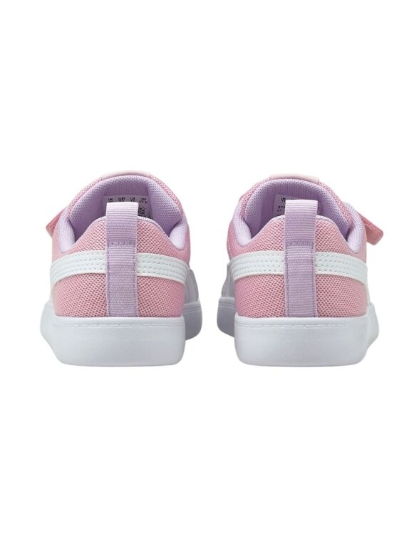 Puma Courtflex v2 tinkliniai vaikiški batai, rožiniai 371758 08 2 Puma Courtflex v2 tinkliniai vaikiški batai, rožiniai 371758 08 2