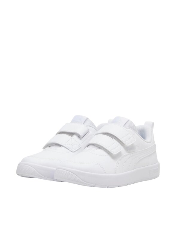 Puma Courtflex V3 V PS balti batai vaikams 397642 02 1