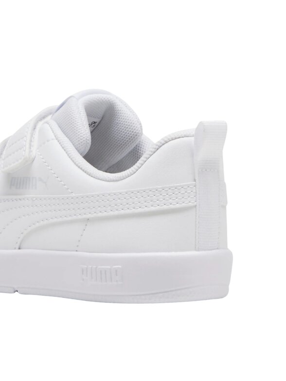 Puma Courtflex V3 V PS balti batai vaikams 397642 02 2