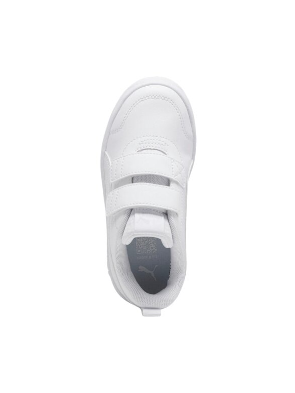 Puma Courtflex V3 V PS balti batai vaikams 397642 02 3 Puma Courtflex V3 V PS balti batai vaikams 397642 02 3