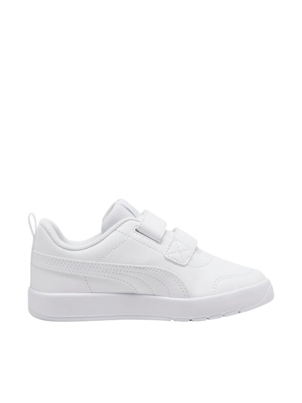 Puma Courtflex V3 V PS balti batai vaikams 397642 02 4