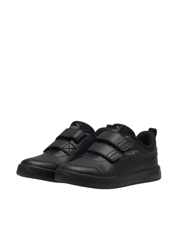 Puma Courtflex V3 V PS vaikiški batai juodi 397642 01 1