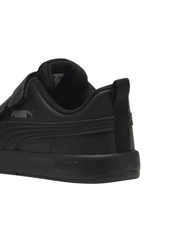 Puma Courtflex V3 V PS vaikiški batai juodi 397642 01 2