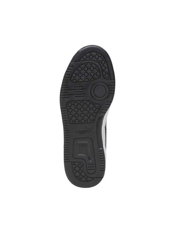 Puma Rebound V6 Lo Mid batai vaikams balti-juodi 393833 01 5 Puma Rebound V6 Lo Mid batai vaikams balti-juodi 393833 01 5