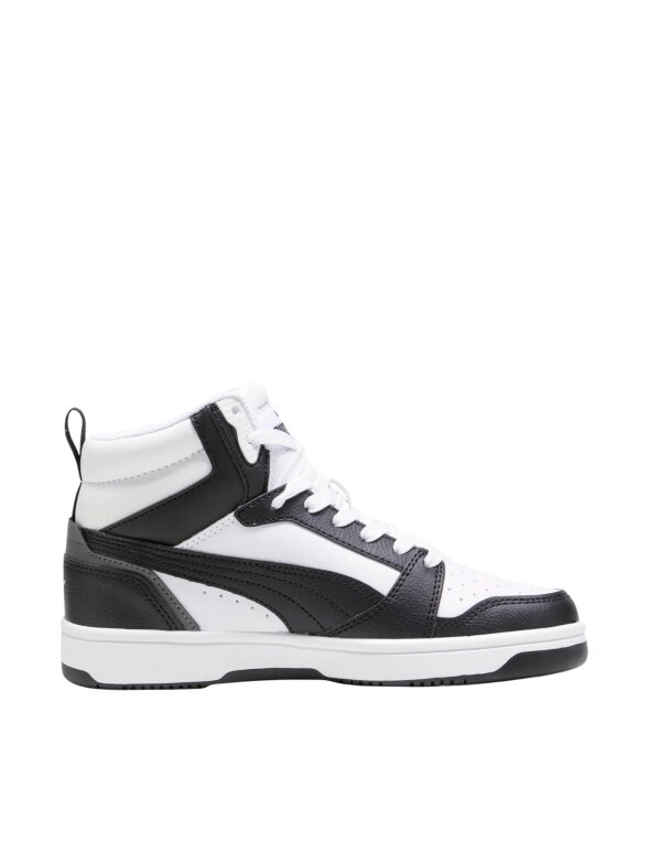 Puma Rebound V6 Mid batai vaikams balti-juodi 393831 01 4 Puma Rebound V6 Mid batai vaikams balti-juodi 393831 01 4