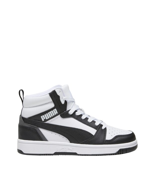 Puma Rebound V6 Mid batai vaikams balti-juodi 393831 01