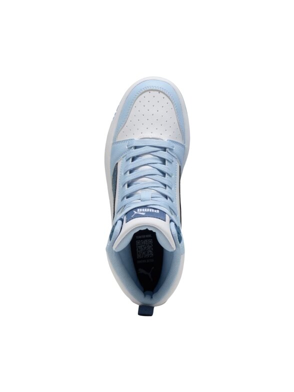 Puma Rebound V6 Mid batai vaikams balti-mėlyni 393831 32 3