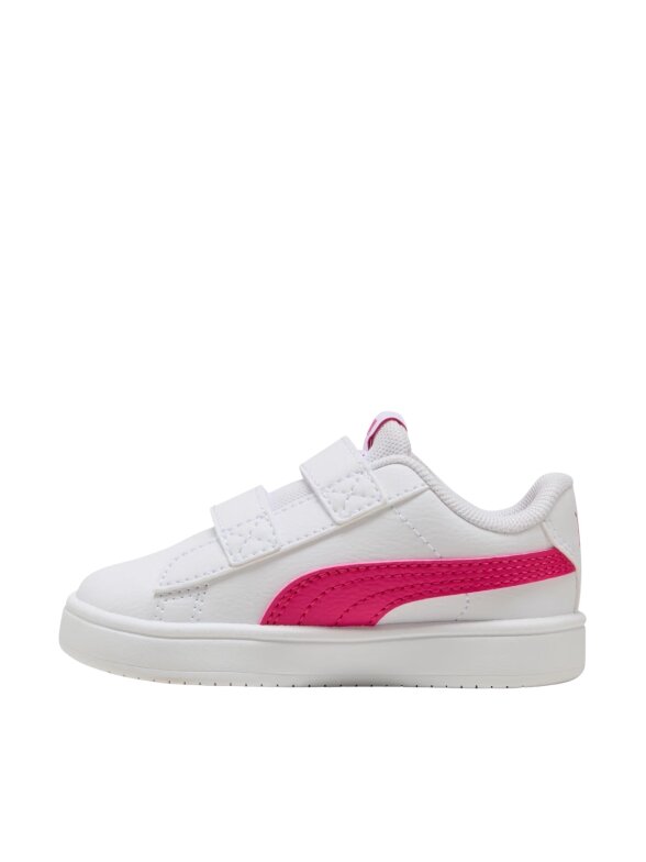 Puma Rickie Classic V Inf vaikiški batai, balti ir rožiniai 394254 24 4 Puma Rickie Classic V Inf vaikiški batai, balti ir rožiniai 394254 24 4
