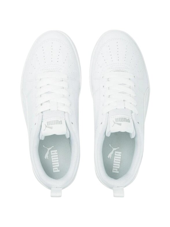 Puma Rickie Jr vaikiški batai balti 384311 01