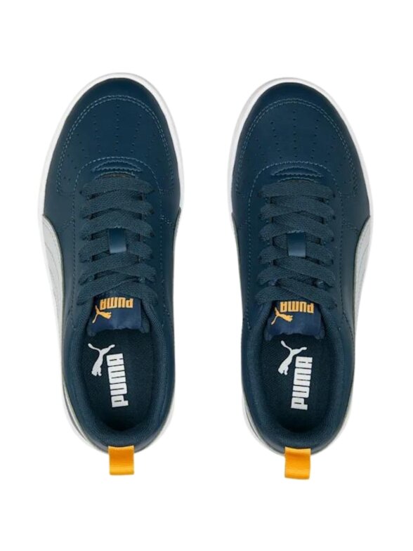 Puma Rickie Jr vaikiški batai tamsiai mėlyni ir balti 384311 13 1