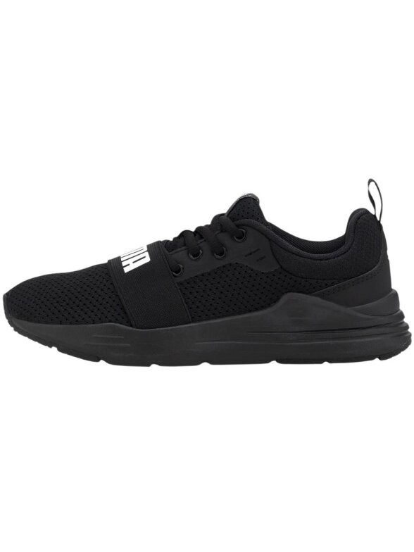 Puma Wired Run Jr vaikiški batai juodi 374214 01 1 Puma Wired Run Jr vaikiški batai juodi 374214 01 1