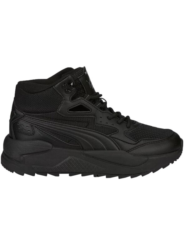 Puma X-Ray Speed Mid WTR vaikiški batai juodi 387385 01 Puma X-Ray Speed Mid WTR vaikiški batai juodi 387385 01