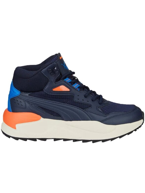 Puma X-Ray Speed ​​​​Mid WTR vaikiški batai, tamsiai mėlyni 387385 02