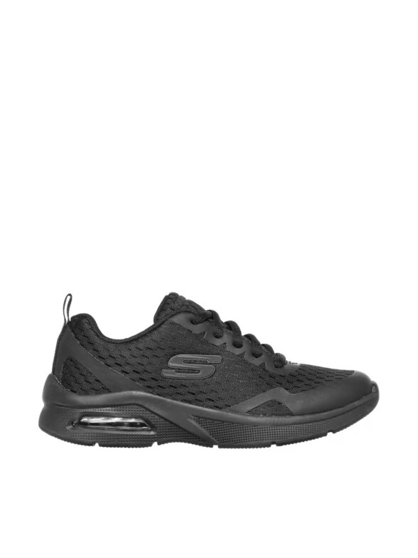 Skechers Microspec Max vaikiški batai juodi 403774L BBK Skechers Microspec Max vaikiški batai juodi 403774L BBK