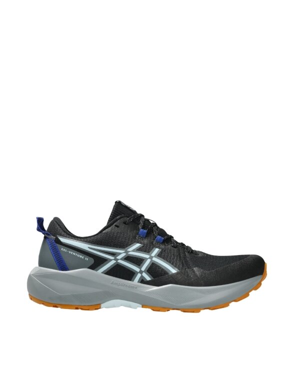 Asics Gel-Venture 11 vyriški bėgimo bateliai juodos ir pilkos spalvos 1011C160 002 Asics Gel-Venture 11 vyriški bėgimo bateliai juodos ir pilkos spalvos 1011C160 002